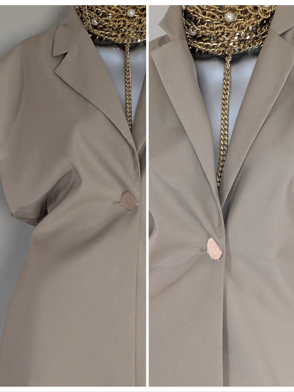 URBAN REVIVO Sleeveless Tailored Structured Blazer Vest - Picture 7 of 12
